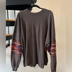Adorable oversized long sleeve top from UO